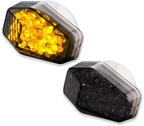 Germany Motorsports Mini Motorrad LED Verkleidungsblinker SV 650 2003-2010 schwarz rauchgrau getönt