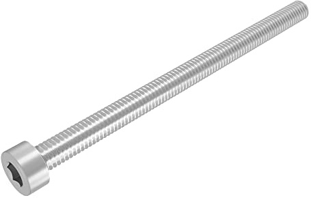 SECCARO Zylinderschraube M6 x 90 mm, Edelstahl V2A VA A2, DIN 912 / ISO 4762, Innensechskant, Vollgewinde, 20 Stück