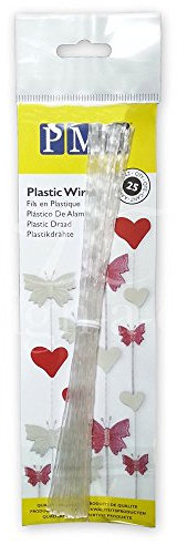 PME Sugarcraft Plastic Wires 18 cm (7-Inch) Pack of 25