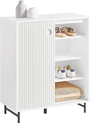 SoBuy Mueble recibidor con Puerta corredera 70x37x87cm para recibidor