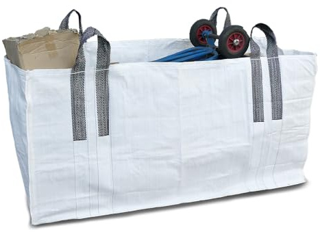 sackmaker PRO bag Skip Bag - PREMIUM GRADE Skip Bag with Certification - Extra large bag with reinforced lifting loops - Builders Waste & Garden Waste (Medium)