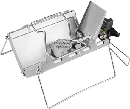 Fornello portatile da campeggio, fornello da campeggio, fornello da campeggio, fornello da campeggio, robusto set di fornelli da campeggio, attrezzatura da cucina da campeggio, robusto per tailgating
