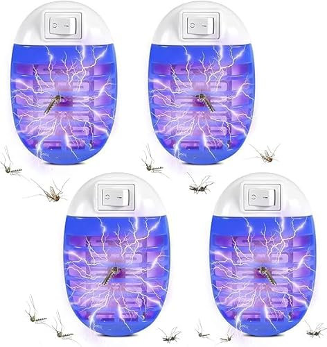 Professionnel Anti Mouche Electrique,Anti Moustique Lampe,électrique Insecticide,électrique avec lumière UV,Destructeur de Mouches Intérieur,Moustique Attrape Mouche pour intérieur