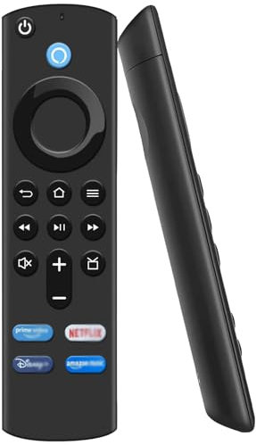 Replacement Voice Firestick Remote (3rd Gen) with Voice Function fit for Fire-TV-Stick (2nd Gen, Lite, 4K/4K Max/Lite), and fit for Smart TVs Cube (1st Gen and Later)