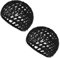 YUXIANLB 2 piezas de malla de ganchillo para el cabello, transpirable, tejido de rayón para mujer, gorro suave para dormir, ducha, maquillaje, redecilla gruesa y corta para protección natural del