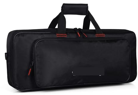 Bolsa Para Teclado ElectróNico Bolsa de transporte for teclado de 37 teclas, estuche impermeable Oxford for tablero, 60x27,5x10cm, 23,6x10,8x3,9 pulgadas