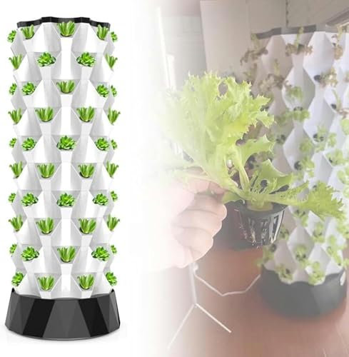 VUIKLCty Kit idroponici di Coltivazione Fai da Te for Giardino, Kit di Coltivazione aeroponica for Erbe aromatiche, Frutta e Verdura/1 pz. Sistema idroponico per Principianti(10 Layers)