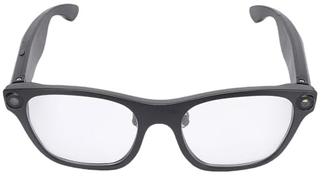 Annadue Traduction Bluetooth AI Lunes Intelligentes pour Hommes et Femmes, Lunettes de Traducteur AI Légères avec Haut-parleurs, Charge Magnétique, 1080p HD 20MP Anti Shake Recording