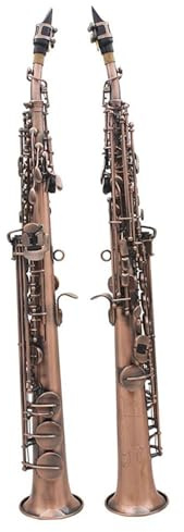 Saxophone für Anfänger Bb Sopran Saxophon mit geradem Korpus aus Messing