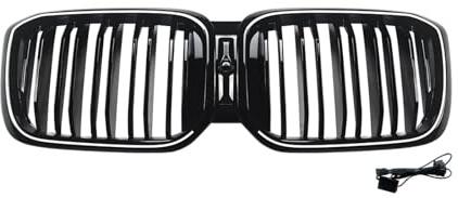 Frontstoßstangengitter mit Licht für BMW X3 G01 X4 G02 LCI 2022-2024 Schwarz