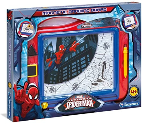 Clementoni - Spiderman Lavagna Magnetica Colore Multicolore, 15109