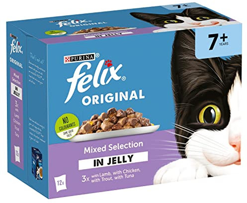 Felix Senior Mixed Selection in Gelee, 12 x 100 g