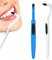 RMFC 2PCS Tartar Remover Tooth Stain Eraser, Teeth Polishing/ Cleaning Kit Removes Plaque & Impurities (White & Blue）