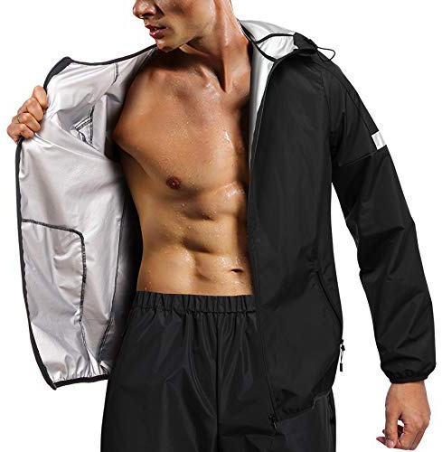 CHUMIAN Vêtements Sauna Sudation Homme Sauna Costume survêtement Sudation Sweat Suits Gym
