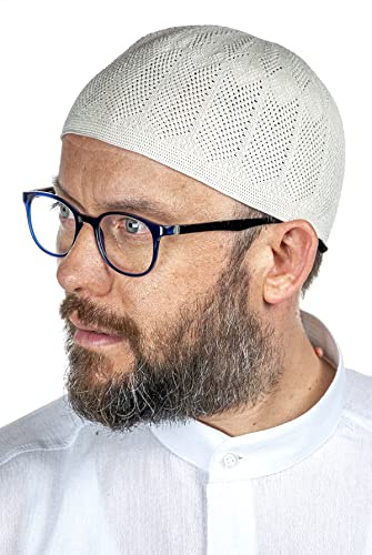 ihvan online Türkische muslimische Kufi-Hüte für Männer, Taqiya, Takke, Peci, islamische Mützen, Ramadan Eid islamische Geschenke, Standart-Größe