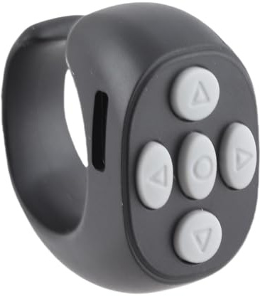 TikTok Fernbedienung Ring APP Page Turner, Bluetooth Scrolling Ring Kamera Shutter Selfie Videoaufnahme Fernbedienung für für Android Handy Tablet