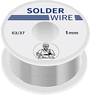 60W Lötkolben Set, Automatisch Elektronik Lötpistole Kit mit Entlötpumpe, Pinzette, Lötdrähten, Handlötkolben-Set Elektrische Schweißpistole für Heimwerker Elektrotechnik Reparaturen (1mm Zinndraht)