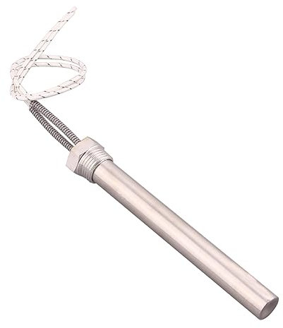 MSEURO 220v Cartridge Tube Heater With 1/2 Thread Immersion Water Heating Element 0.3KW/0.5KW/1KW/1.5KW/2KW Electric Water Heater Lucky (Color : 500w L150mm, Size : 220v)