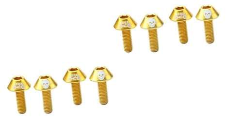 BESPORTBLE 8 Pcs Mountain Bike Brake Screw Aluminum Alloy Foldable Cycling V-style Brake Bolts Compatible