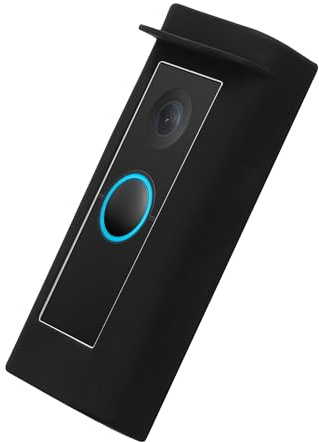 kwmobile Case Compatible with ring Video Doorbell Pro - Protective Silicone Cover Black