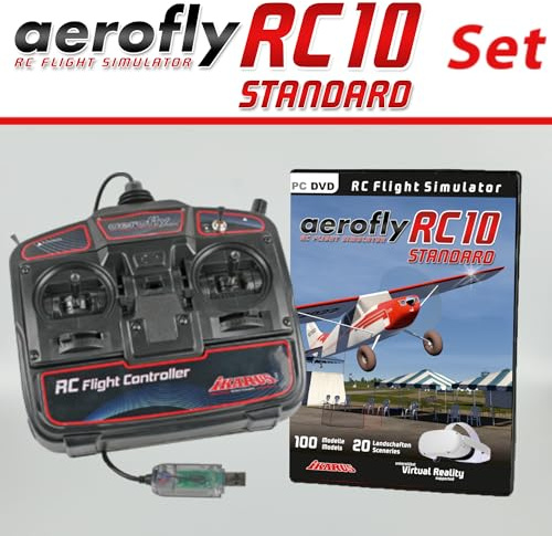 aeroflyRC10 Standard på DVD med USB FlightController