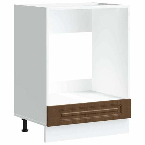 vidaXL Herdumbauschrank Kalmar Braun Eichen-Optik Holzwerkstoff