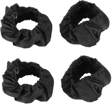 4 Stück Kinderwagen-Radabdeckungen, Oxford-Stoff, staubdicht, Rollstuhl-Reifenschutzabdeckung für Kinderwagen (Large wheel cover)
