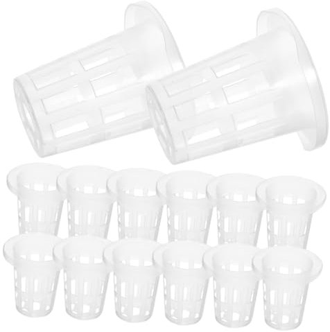DECOMELODY 25pièces Pots Hydroponiques pour Plantes Aquatiques Contenants Réutilisables Design Aéré pour Racines Idéaux pour Jardinage Intérieur Et Culture De Fleurs