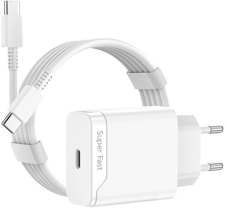 Juseisin Chargeur Rapide 30W Compatible avec Honor Magic 7 6 5 Pro Lite 200 90 80 Série, Adaptateur Secteur USB C Supercharge, avec Câble Renforcé 1.5m, Prise Murale Efficace