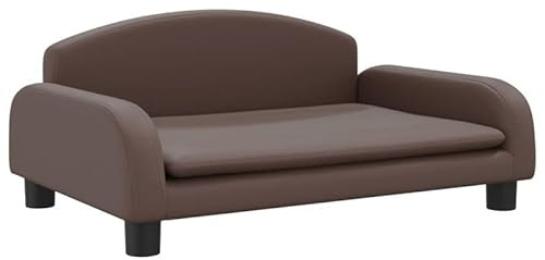 Kindersofa aus Kunstleder – Robustes Design mit massivem Kiefernholz – Perfekt für Kinderzimmer & Wohnzimmer – Leicht zu reinigen & langlebig