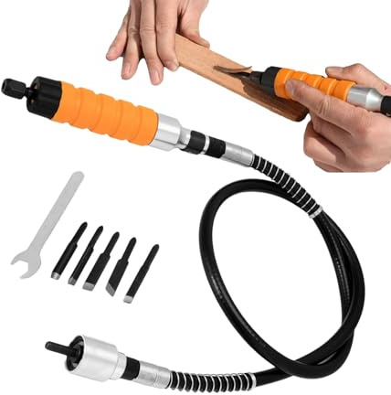 Kit De Tallado En Madera | Kit De Tallado Para Carpintería,Juego De Buril Eléctrico Para Principiantes Detallado Afilado Taller Aficiones Hogar Muebles Exteriores