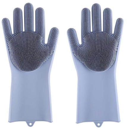 Dog Washing Gloves with Massage Spikes | Reusable Silicone Pet Bathing Glove for Shedding Control, Grooming and Cleaning for Dogs, Cats, Long & Short Haired Pets