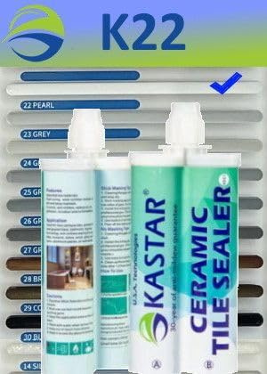 Epoxy Tile Grout, 2-Part Epoxy Resin Formula, Waterproof, Anti-Mildew, Multiple Colours Available (K22 White Ivory)