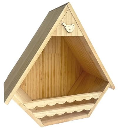 Nichoir pour Oiseaux Bleus en Extérieur - Habitat en Bois De Nidification pour Moineaux - Maison d'oiseaux De Porche,pour Moineaux Hirondelles Troglodytes Mésanges et Colombes Extérieur