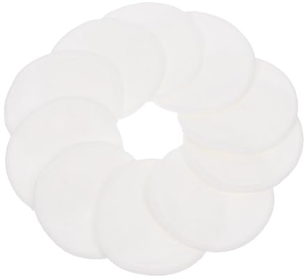 MAJORMENCH Wiederverwendbare Waschbare Runde Make Up Entferner Pads aus Weicher Baumwolle 8cm Sanfte Gesichtsreinigung und Hautpflege Hautfreundlich Saugfähig für Unterwegs