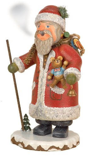 Hubrig Winterkinder Räucherweihnachtsmann 20cm Erzgebirge