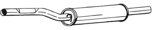 BOSAL Mittelschalldämpfer 233-389 | Kompatibel mit: VW DERBY, POLO CLASSIC, POLO Coupe, POLO II, POLO Kasten/Schrägheck