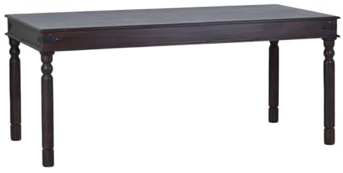 MiaMöbel Esstisch Colombo 140x90 cm Kolonialstil Massivholz Pinie Walnuss