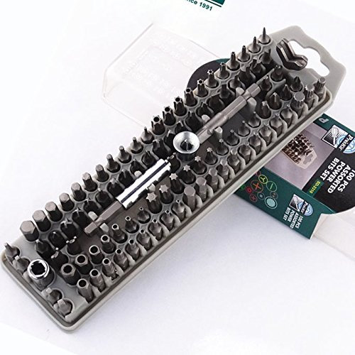 Pros 'kit SD-2310 100 piezas juego de puntas para destornillador Juego de destornilladores práctico, Ratchet Set agujero Torx hexagonal herramienta de mano