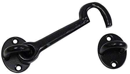 EDM 85615 Aldabilla Barco Forja, Negro, 150 mm
