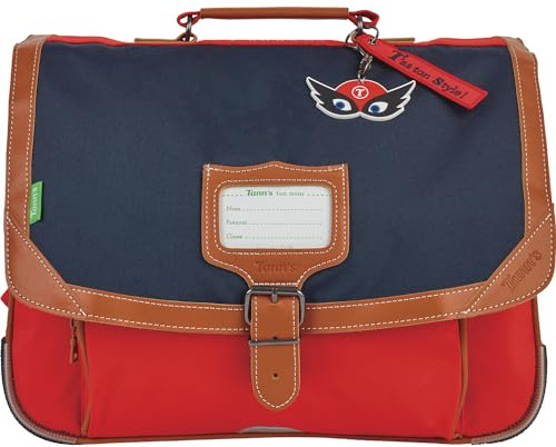 Cartable 38 cm Tann's Les Signatures Arthur Bleu / Rouge