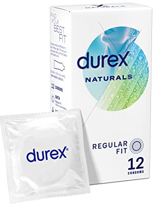 Durex Naturals Condoms, Pack of 12