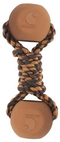 Carhartt Pet Toys Robustes Hundespielzeug zum Ziehen und Apportieren, Seilknochen zum Kauen | Haustier-Trainingswerkzeug, robustes Hundewerkzeug zum Ziehen und Apportieren