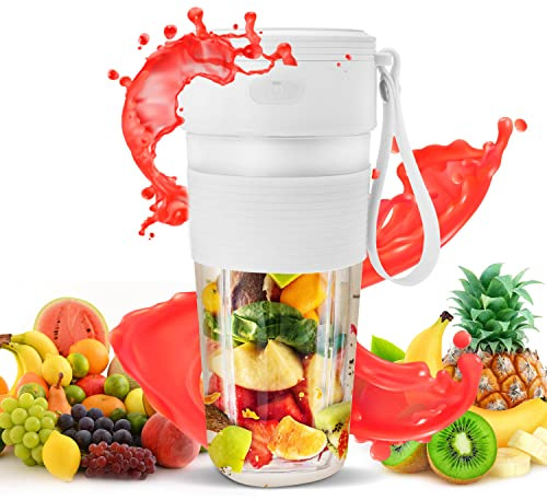WBM Smart Portable Blender, For Shakes, Juices & Smoothies, USB Rechargeable Battery, 300 ml