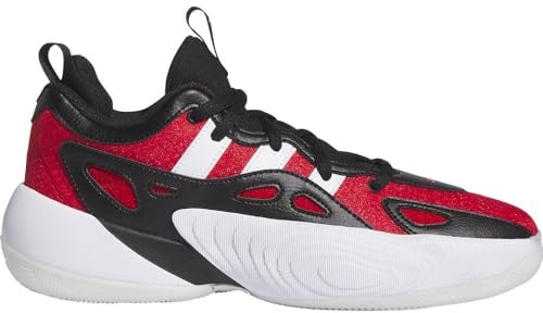 adidas Unisex adulto Trae Young Unlimited 2 Low Trainers, vivid red/Cloud white/core black, 44 EU