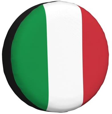 16 Zoll Reserveradabdeckungen, italienische Flagge, Ersatzradabdeckung für SUV, Wohnmobil