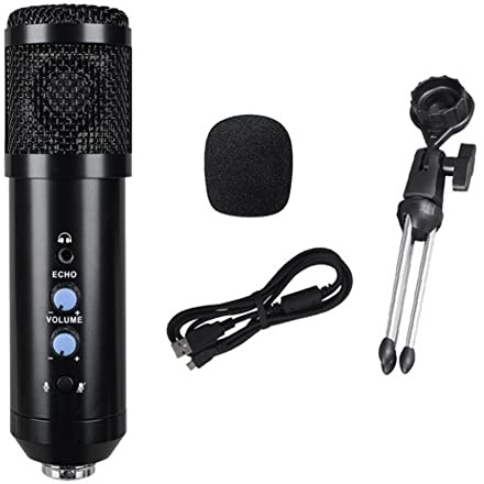 Lckiioy Microfono di Karaoke di Voce Del Computer Di USB per Il PC 'Ufficio Del Computer Portatile