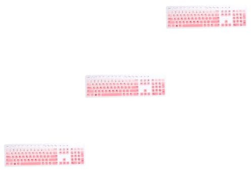 ARTIBETTER 3pcs Silicone Keyboard Cover for Optiplex Raised Water Resistant Easy to Clean