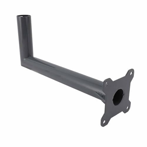 Supporto per Palo Internet Satellitare, Kit di Montaggio in Lega di Alluminio Resistente Supporto per Palo per Antenna Parabolica Internet Satellitare per Tetto, Parete,
