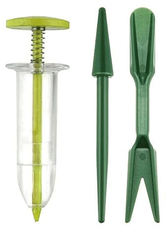 Power Tillers 1-6PCS Mini Sowing Seed Dispenser Seed Sower Transplanting Tools Home Garden Seeding Dispenser Manual Seeder(StyleA)